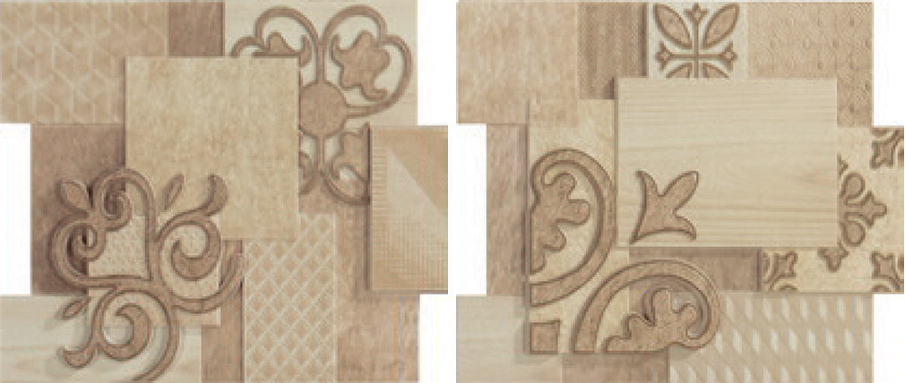 Плитка бордюр 20x23 9516 Comp.crema beige sin fin II матовая Porcelanite Dos