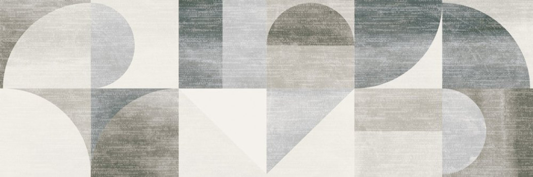 Керамический декор PCD000038 9532 Grey Ocean Decor Retro Ret. 90x30 для стен матовая Porcelanite Dos