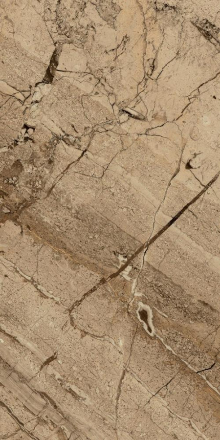 Керамогранит 120x60 Inc Breccia Aurora Gl Rt бежевый мрамор 6мм Ragno