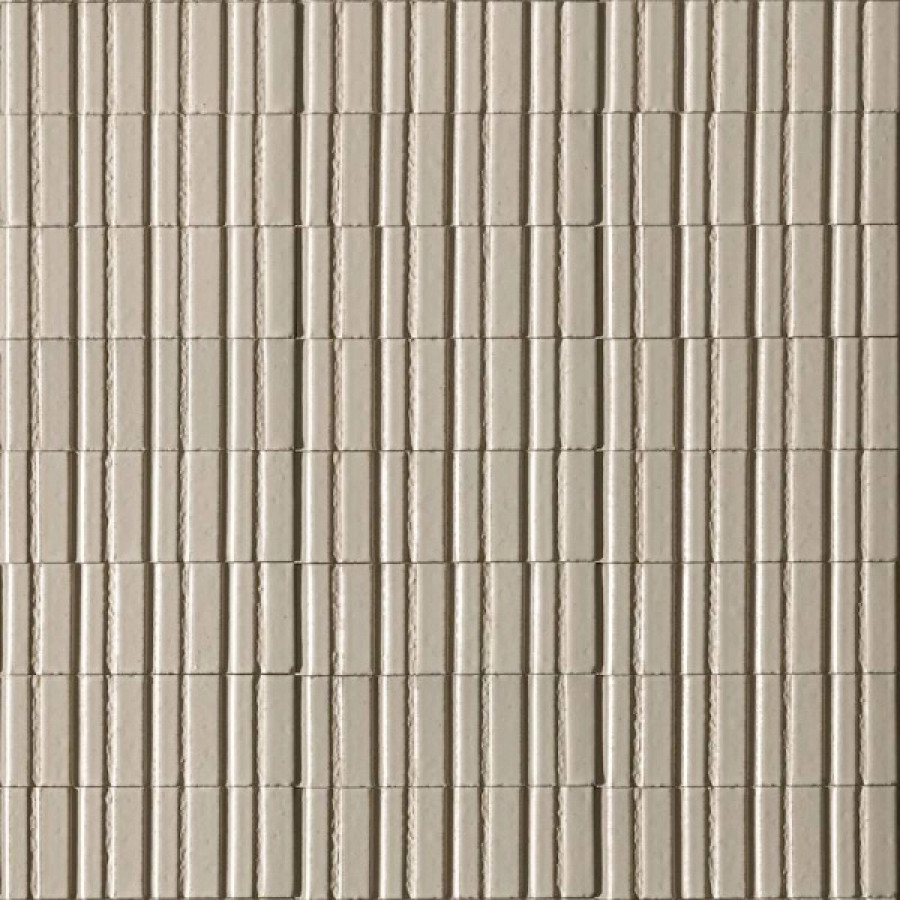 Керамогранит 120x60 11.5мм RAEM Glacé Struttura 3D Rayé Mastice Glossy структурированная Ragno