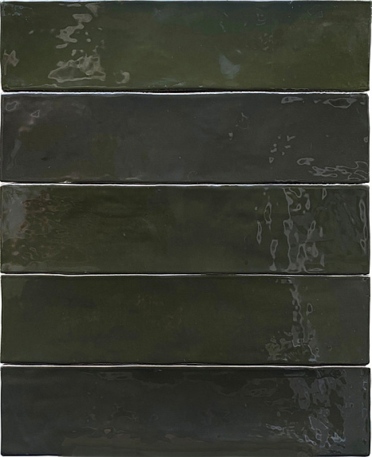 Плитка настенная 25x6.2 Studio Vert Bouteille Glossy WW_061 Revoir Paris