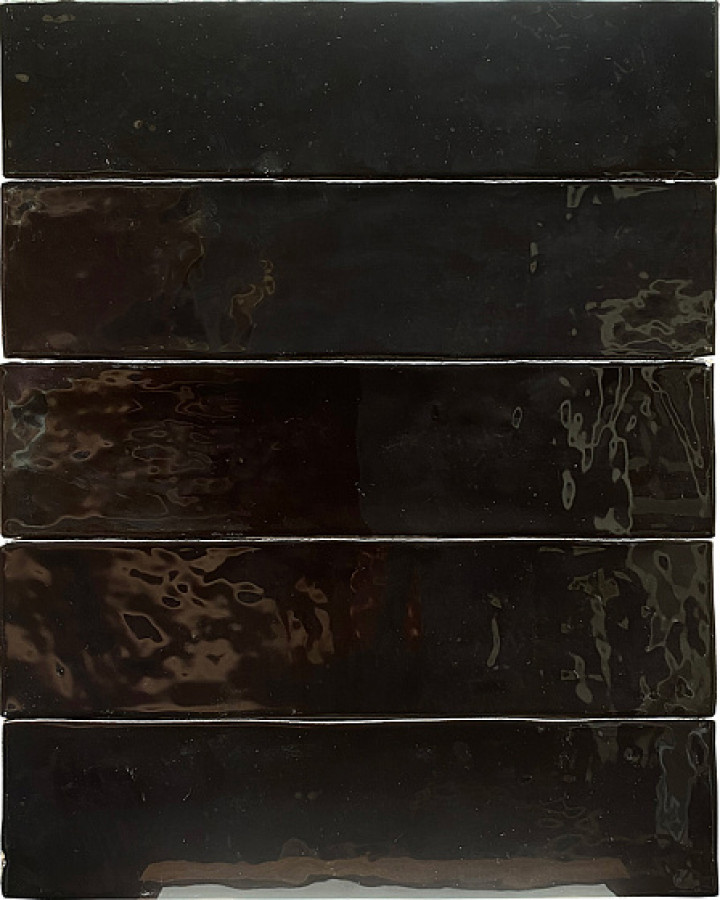 Плитка настенная 25x6.2 Studio Charbon Glossy WW_053 Revoir Paris