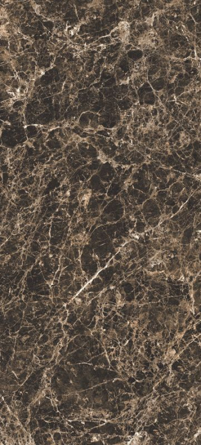 Плитка 280x120 6мм Bijoux Marron Imperial Glossy R 765700 глянцевая коричневый мрамор Rex Ceramiche