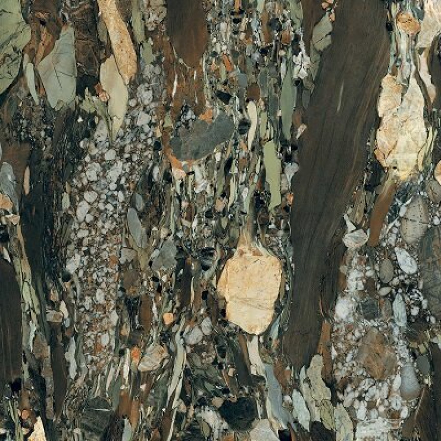 Плитка 120x120 6мм Bijoux Quatre Saisons Glossy R 765767 глянцевая коричневый мрамор Rex Ceramiche