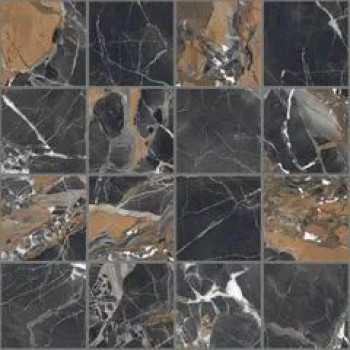 Плитка 30x30 6мм Bijoux Ombre Caravag Glossy Mos 767617 черный Rex Ceramiche