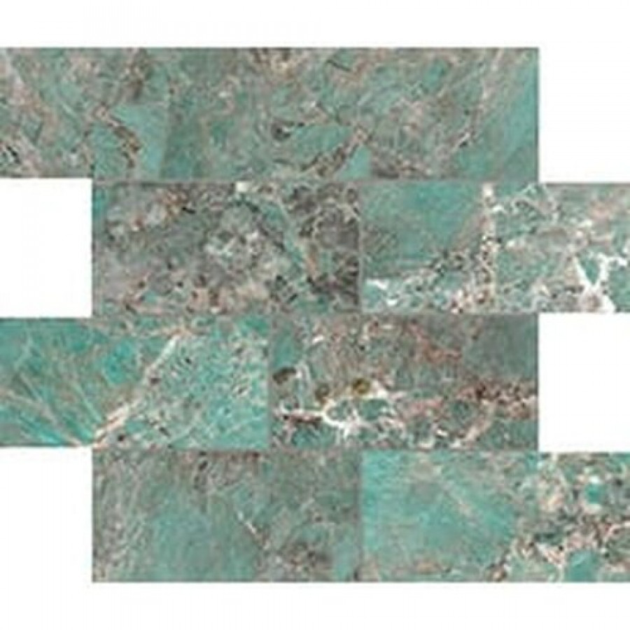 Плитка 15x8 6мм Etoile Illusion Mat Mur 761812 матовая бирюзовый Rex Ceramiche