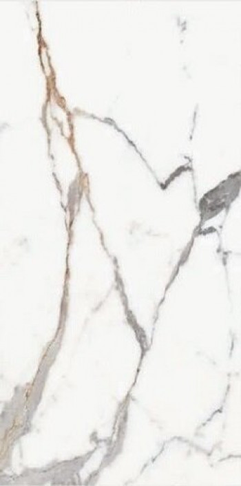 Плитка 120x60 9мм Origines De Rex Or Glossy Rett 769858 глянцевая белый камень, мрамор Rex Ceramiche