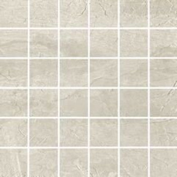 Плитка 5x5 9мм Ardoise Blanc Grip Mosaico 739356 Rex Ceramiche