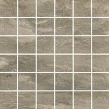 Плитка 5x5 9мм Ardoise Ecru Grip Mosaico 739358 Rex Ceramiche