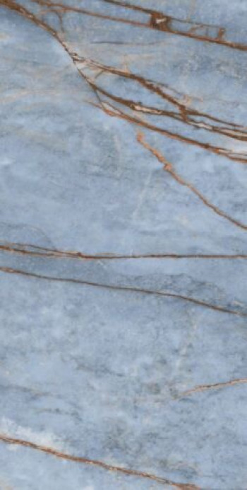 Плитка 120x60 6мм Heritage Azure Glossy Ret 774849 глянцевая голубой мрамор Rex Ceramiche