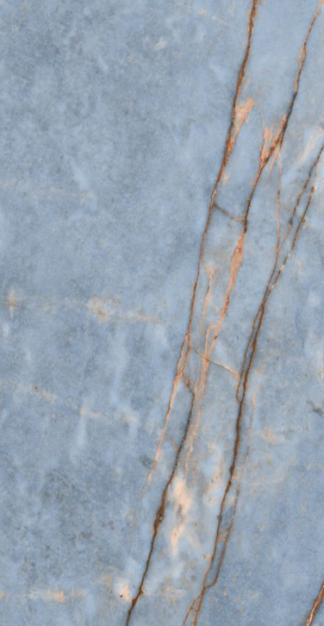 Плитка 120x60 9мм Heritage Luxe Azure Ret 775048 глянцевая голубой мрамор Rex Ceramiche