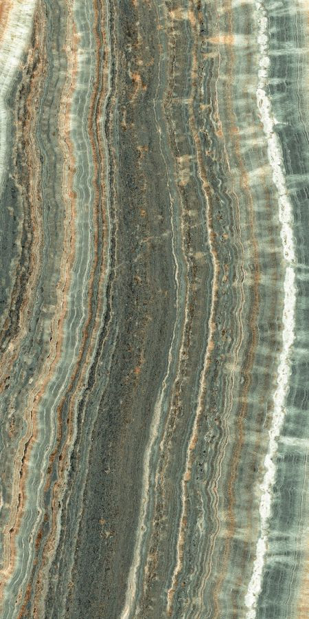 Плитка 120x60 9мм Eccentric Luxe Mint Comfort Ret 779269 матовая мультиколор, зеленый камень, мрамор Rex Ceramiche