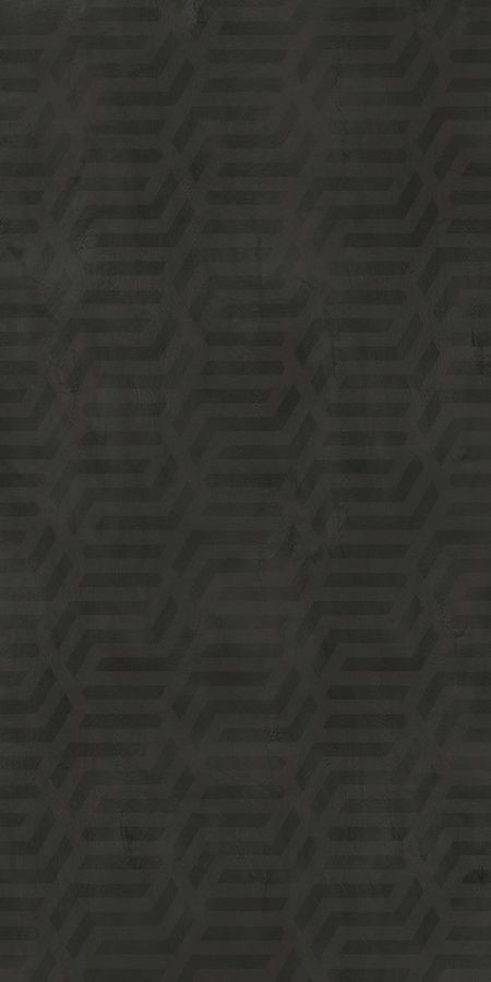 Плитка 120x60 6мм Carbon Warren Satin Rett 779927 сатинированная черный металл Rex Ceramiche