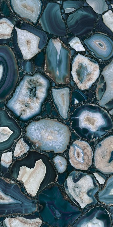 Плитка 120x60 6мм Indigo Glossy Rett 779889 глянцевая синий, голубой камень, мрамор, оникс Rex Ceramiche