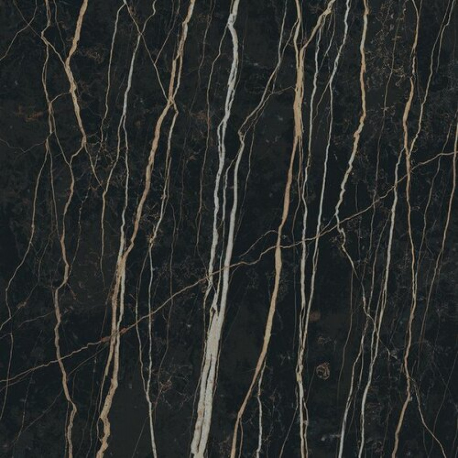 Плитка 120x120 6мм Prexious Thunder Night Mat Ret 756387 матовая черный мрамор Rex Ceramiche