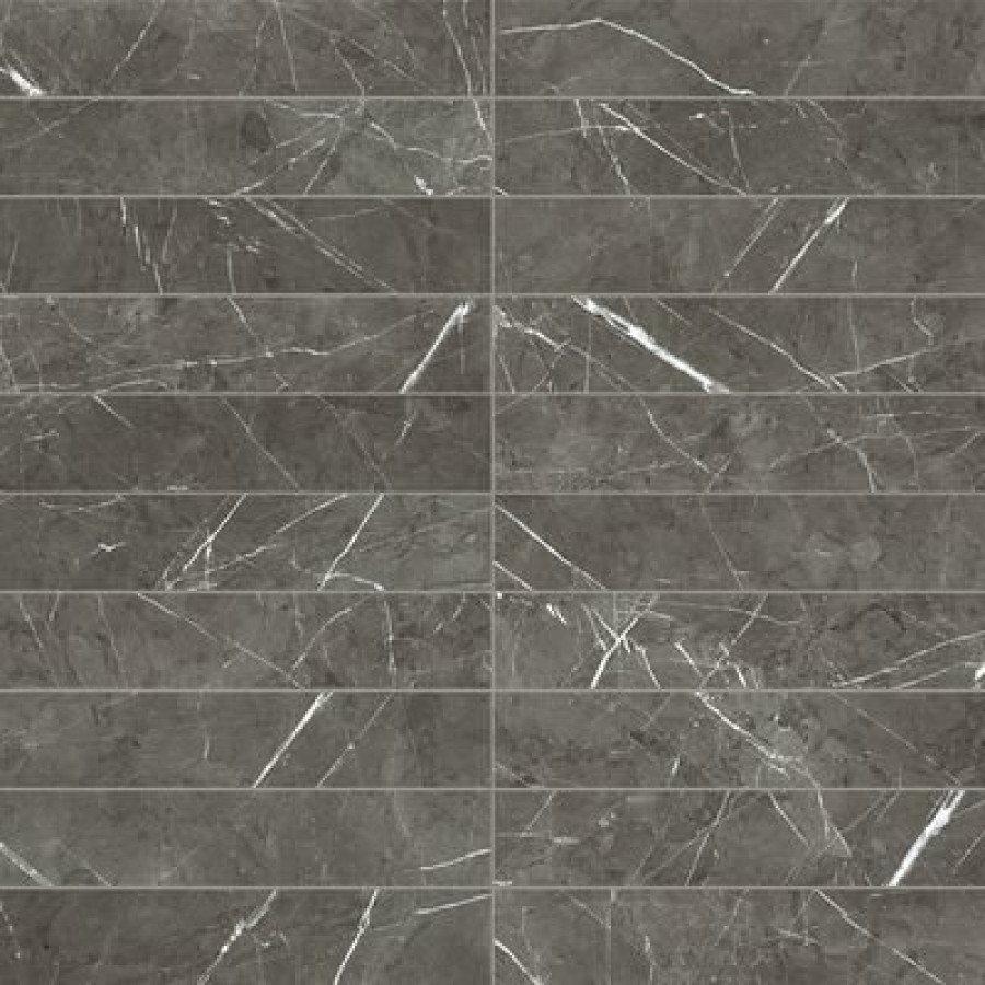 Плитка 30x30 9мм Prexious Rex Charming Amber Mos3X15 Matte 756306 матовая темно-серый Rex Ceramiche