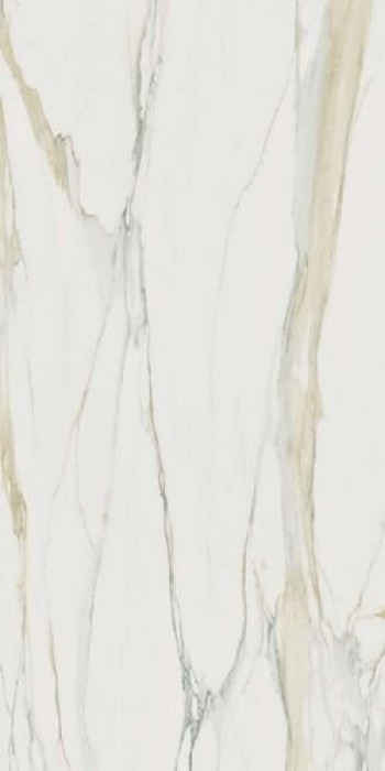 Плитка 240x120 6мм I Classici Calacatta Gold Glossy R 750682 белый Rex Ceramiche