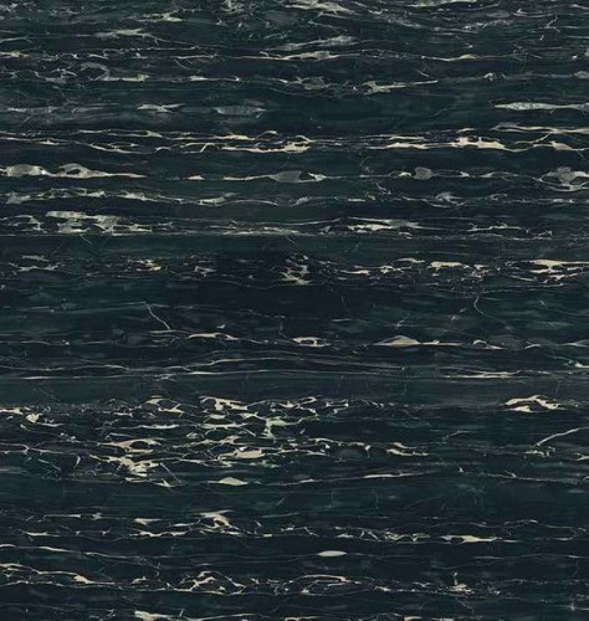 Плитка 80x80 9мм I Classici Portoro Glossy Rt 750915 глянцевая черный мрамор Rex Ceramiche