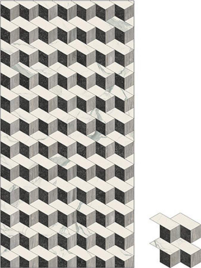 Плитка 240x120 6мм Magnum Decoro Rexo 749530 Rex Ceramiche