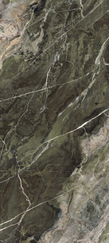 Плитка 280x120 6мм Heritage Luxe Emerald Matte Silk R 784884 зеленый мрамор Rex Ceramiche