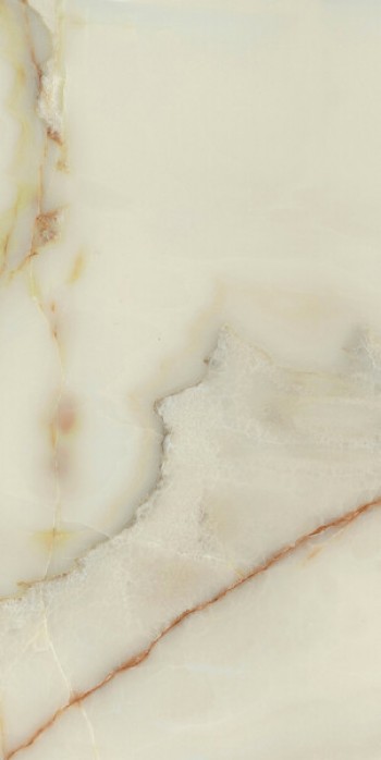 Плитка 120x60 6мм Bijoux Onyx Blanche Glossy R 765780 глянцевая бежевый мрамор, оникс Rex Ceramiche