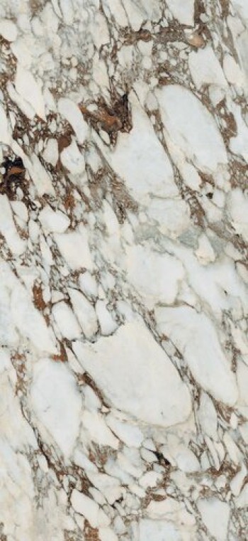 Плитка Bijoux Breche Capraia Glossy R 765699 глянцевая белый мрамор 280x120 6мм Rex Ceramiche