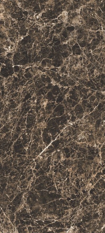 Плитка Bijoux Marron Imperial Glossy R 765700 глянцевая коричневый мрамор 280x120 6мм Rex Ceramiche