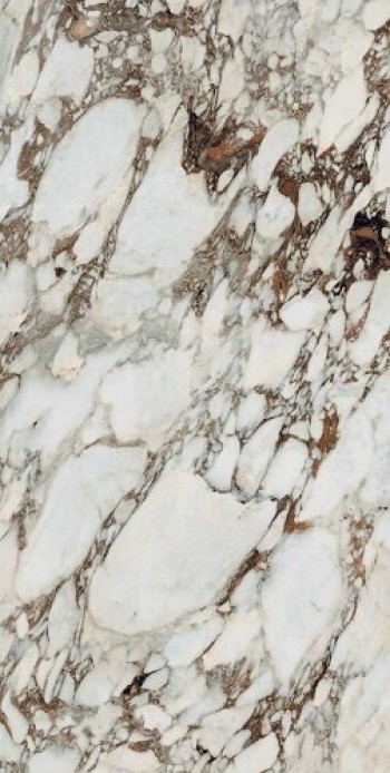 Плитка Bijoux Breche Capraia Glossy Ret 766333 глянцевая белый 120x60 9мм Rex Ceramiche