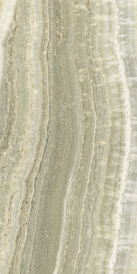 Плитка Eccentric Luxe Sage Glossy Ret 778839 глянцевая серый, бежевый камень, мрамор 120x60 9мм Rex Ceramiche