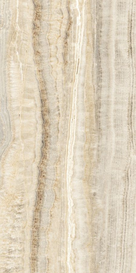 Плитка Eccentric Luxe Almond Glossy Ret 778838 глянцевая бежевый камень, мрамор 120x60 9мм Rex Ceramiche