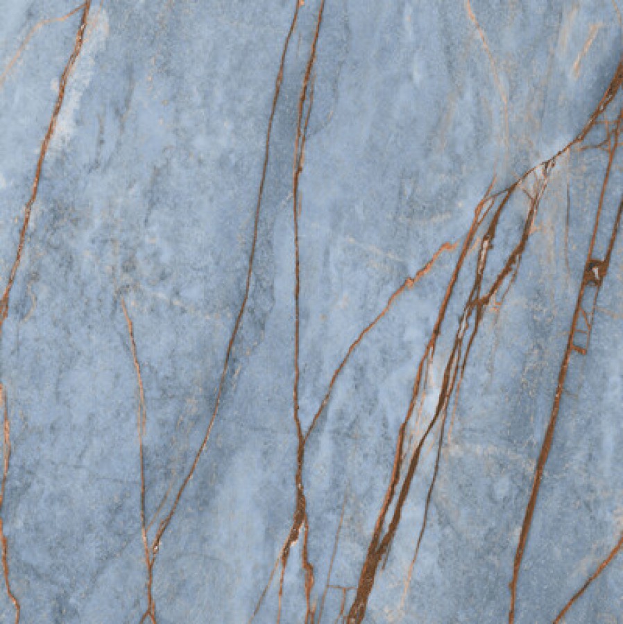 Плитка Heritage Luxe Azure Matte Silk R 784969 голубой мрамор 120x120 9мм Rex Ceramiche