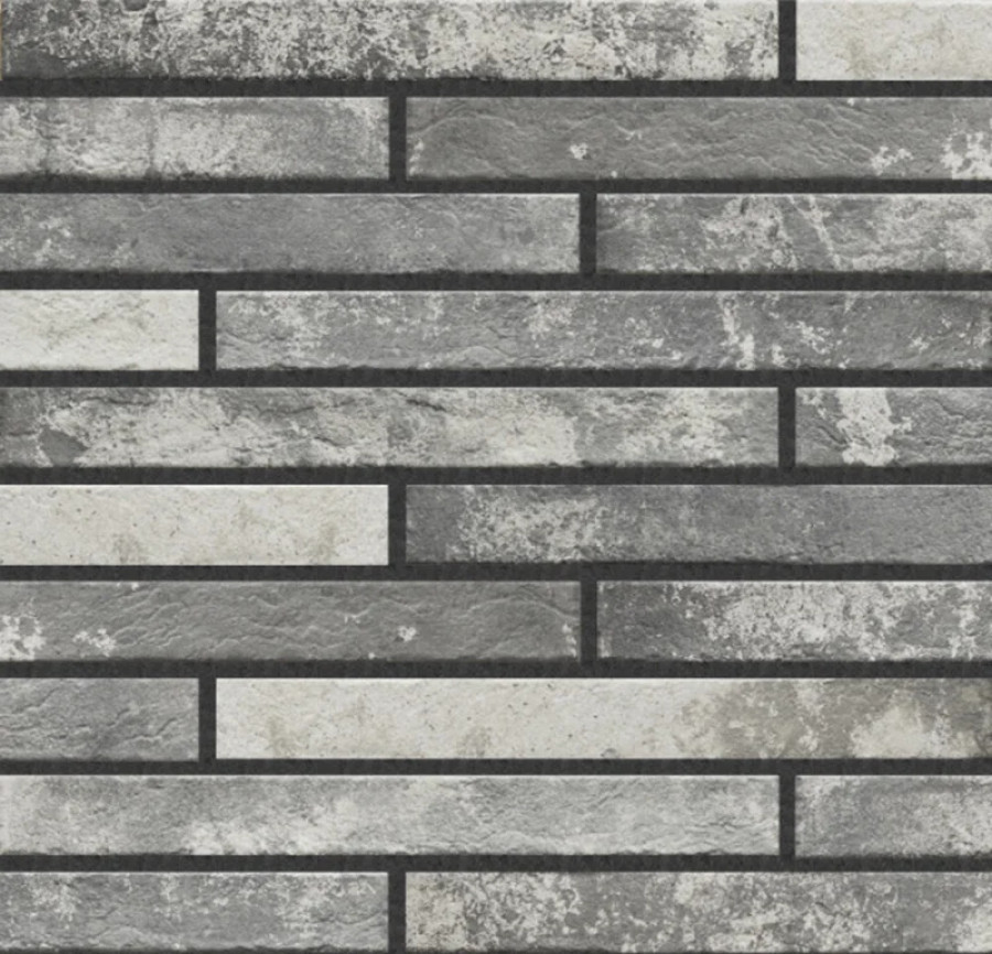Ригельная плитка под кирпич Rondine Harlem Light Grey 450x48x9,5