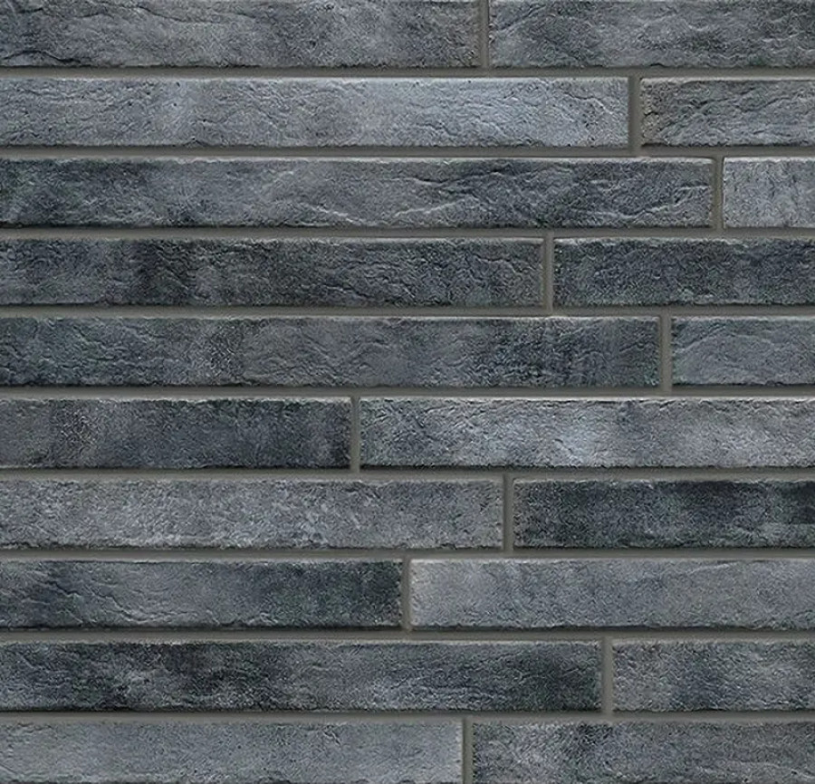 Ригельная плитка под кирпич Rondine Nolita Smoke 450x48x9,5