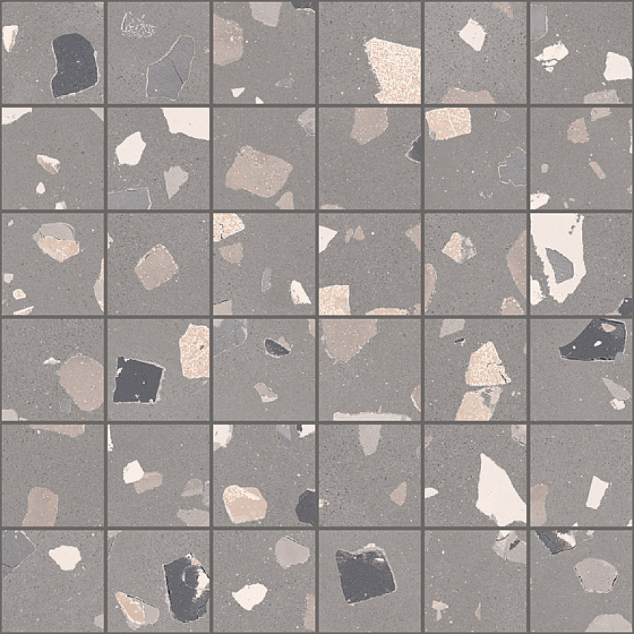 Мозаика 30x30 Deconcrete Mosaico De-Medium Grey CSAMDMGR30 Sant Agostino
