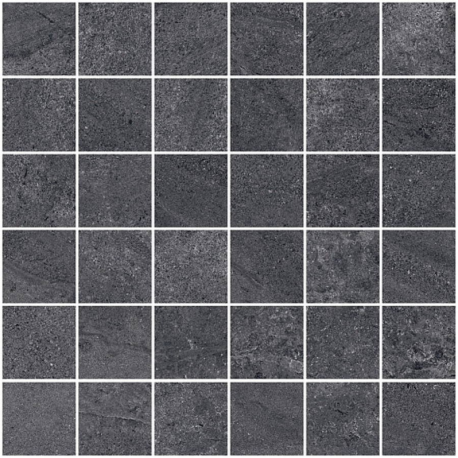 Мозаика 30x30 Bergstone Mosaico Black CSAMBEBL30 Sant Agostino