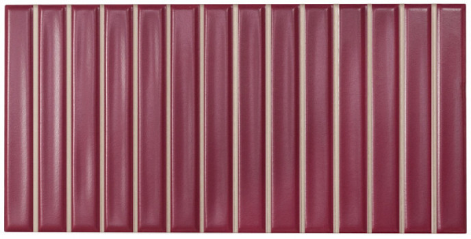 Плитка настенная 25x12.5 Sweet Bars Berry Matt 128696 Wow