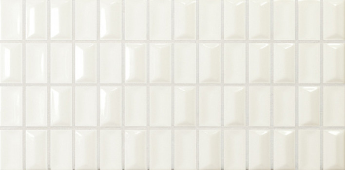 Плитка настенная 25x12.5 3D Bars 3DB Diamond Quartz Gloss 135538 Wow