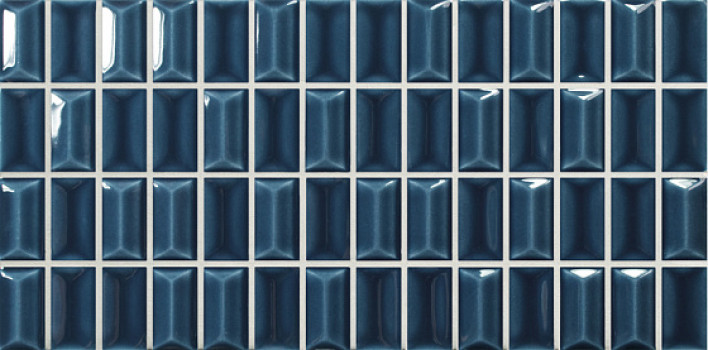 Плитка настенная 25x12.5 3D Bars 3DB Diamond Sapphire Gloss 135542 Wow