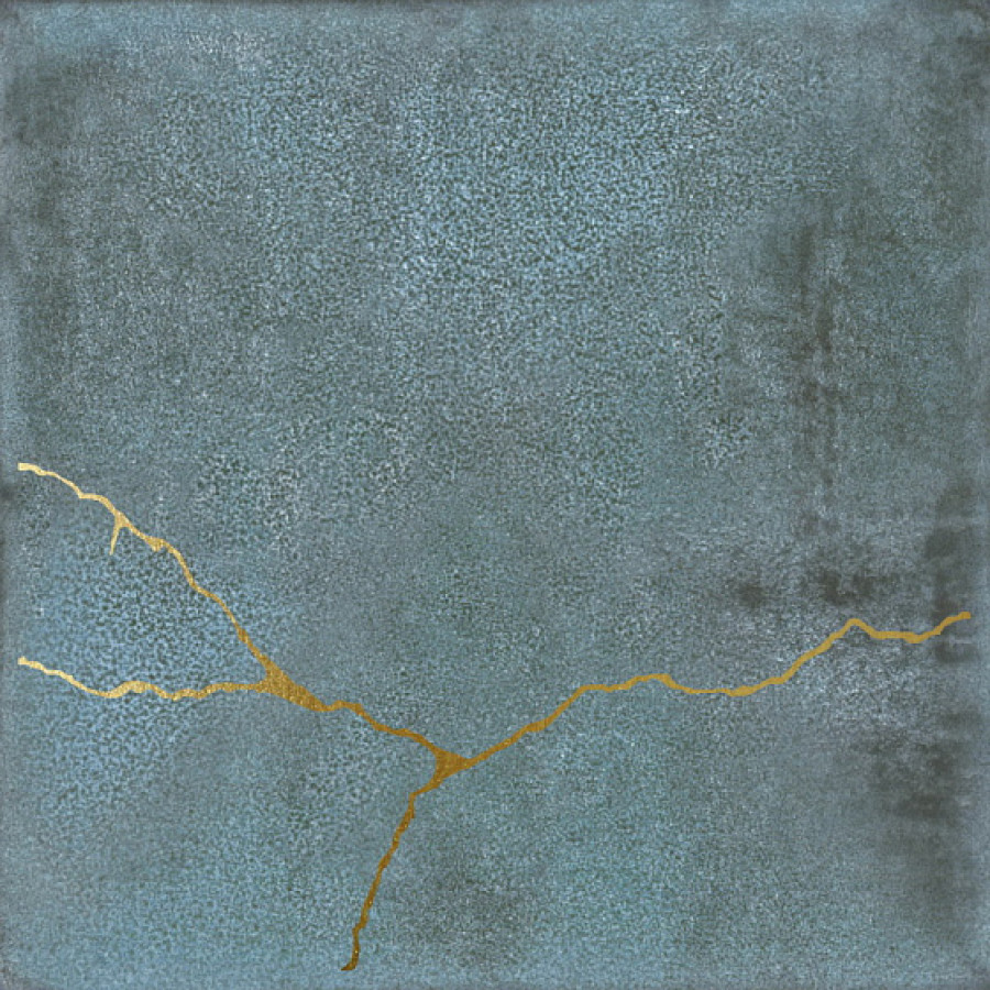 Плитка декор 12.5x12.5 Enso Kintsugi Blue (20 вариантов паттерна) 120850 Wow