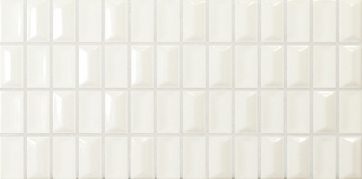 Плитка настенная 25x12.5 3D Bars 3DB Diamond Quartz Gloss 135538 Wow
