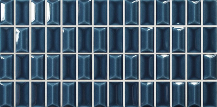 Плитка настенная 25x12.5 3D Bars 3DB Diamond Sapphire Gloss 135542 Wow