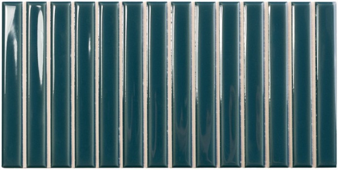 Плитка настенная 25x12.5 Sweet Bars Peacock Blue 128703 Wow