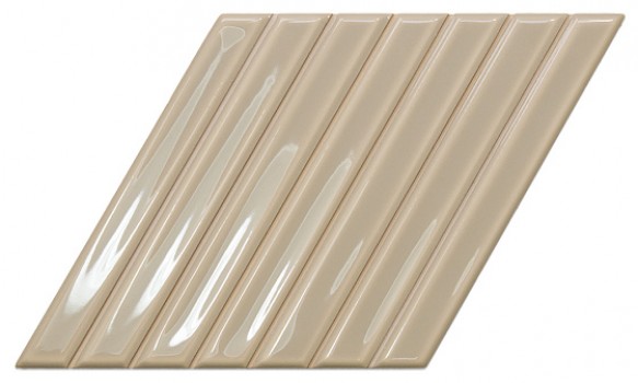 Плитка настенная 25.9x15 Spike Bars B Greige Gloss 135021 Wow