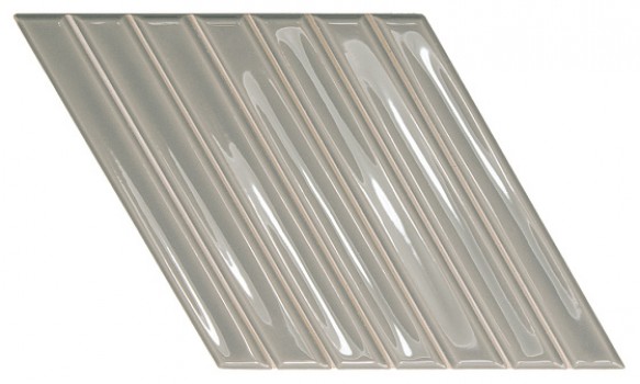 Плитка настенная 25.9x15 Spike Bars A Mineral Grey Gloss 135013 Wow