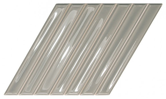 Плитка настенная 25.9x15 Spike Bars B Mineral Grey Gloss 135022 Wow