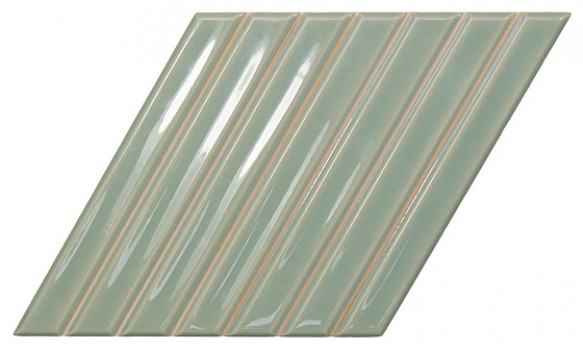 Плитка настенная 25.9x15 Spike Bars B Fern Gloss 135023 Wow