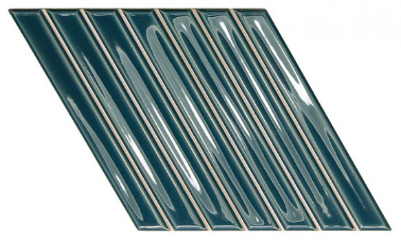 Плитка настенная 25.9x15 Spike Bars A Peacock Gloss 135015 Wow