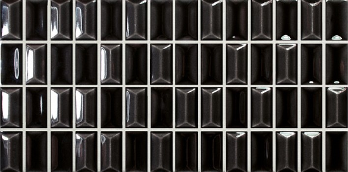 Плитка настенная 25x12.5 3D Bars 3DB Diamond Onix Gloss 135540 Wow