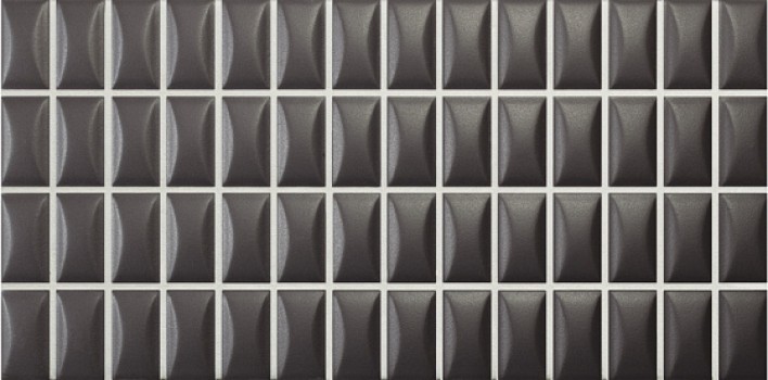 Плитка настенная 25x12.5 3D Bars 3DB Bevel Onix Matt 135548 Wow