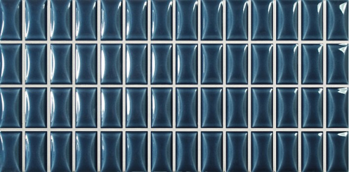 Плитка настенная 25x12.5 3D Bars 3DB Bevel Sapphire Gloss 135552 Wow
